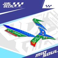 Striping Mio Soul Karbu 2010 MANDALIKA Livery | Stiker Mio Soul Old 2010 variasi
