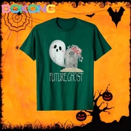 Future Ghost Halloween T-Shirt More Colors Available Spooky Design Cute Ghost & Grave Perfect For Ha