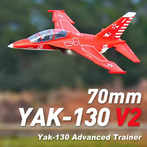 FMS Yak-130 V2 Yak130 PNP Yak 130 70mm Ducted Fan EDF Jet RC Airplane Scale Model Aircraft Avion