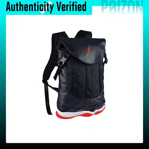 Jordan Air Jordan 11 Polyester Backpack Regular Unisex Black Red 631693-010