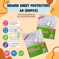 KIDARIO SHEET PROTECTORS A4 (100PCS)