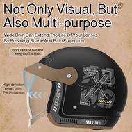 【CoolMax Ventilation】All-Season Motorcycle Half Helmet For Men Women, Lightweight Bike Riding Helmet