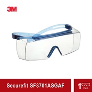 SF3707ASGAF Blue Safety Glasses - Safety Glasses Anti-Fog lens3m