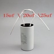 15uf 20uf 25uf Water Pump Capacitor Washing Machine Capacitor Motor Starter Capacitor Accessories Un