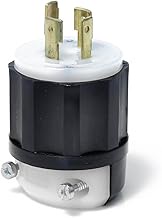 Leviton 2441 . 20 Amp, 120/208 Volt 3PY, NEMA L18-20P, 4P, 4W, Locking Plug, Industrial Grade, Non-G
