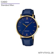 นาฬิกาข้อมือ Casio Standard men รุ่น MTP-VT01GL Series MTP-VT01GL-1B2 MTP-VT01GL-2B MTP-BT01GL-2B2 M