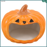 daicoltd Halloween Pumpkin Decoration Hamster Hideout Ceramic