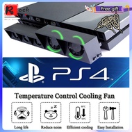 For PS4 Console Cooler Cooling Fan for PS4 USB External 5-Fan Super Turbo Temperature Control for Playstation 4 Console