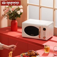 大宇微波炉家用小型迷你转盘复古光波炉高颜值微蒸烤All多功能Daewoo Microwave Home Mini Rotary Table Retro20240508