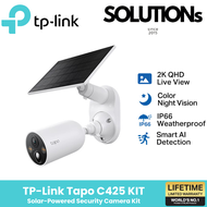 TP-Link ⚡️กล้องไวไฟโซลาเซลล์⚡️(Tapo C425 KIT) Solar-Powered Security Camera Kit ชุดกล้องวงจรปิดพร้อม