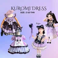 Kuromi Collection Character Party Dress / Kuromi Sanrio Dress Children's Cosplay Costume