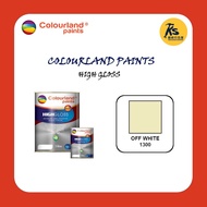 COLOURLAND PAINT 1 LITER | 5 LITER HIGH GLOSS - OFF WHITE 1300