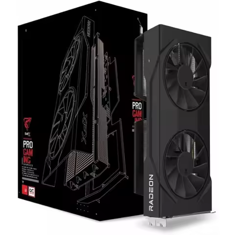 AMD Radeon RX 9060 XT OC Gaming Graphics Card 16GB GDDR6 HDMI 2xDP RDNA 4 Desktop Video Card