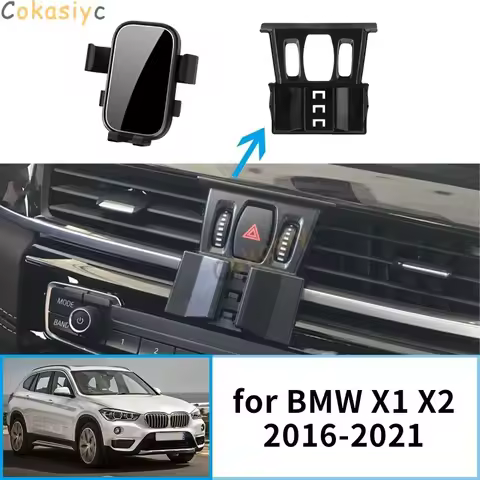 Car Mobile Phone Holder for BMW X1 X2 F48 F49 F39 2016 2017 2018 2019 2020 2021 Screen Navigation Br