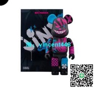 英雄聯盟LOL金克絲bearbrick jinx400%100%積木熊暴力熊塗鴉手辦