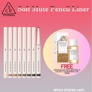 Original 3CE Soft Mute Pencil Liner | Waterproof | Sweatproof | Smudgeproof eyeliner | Easy blending