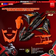 HLD-Y15 V1/V2 EXCITER RC2019 ORANGE/BLACK COVERSET HLD