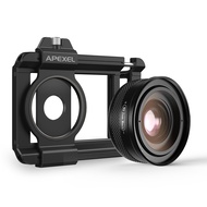 APEXEL 10-20X Zoom Macro Lens HD Micro Phone Camera Lens for iPhone Samsung Smartphones - Supports E