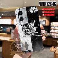 Latest Vivo Y28 4G Softcase 2024 Flexible Rubber Material Character Pattern (BK155) Vivo Y28 4G 2024