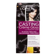 L'Oreal Healthy Look Creme Gloss Hair Color, 1 Rich Black/Double Espresso L'Oreal Healthy Look Creme