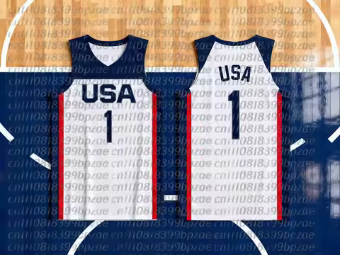 2026 US Men's Trendy Basketball Jersey - Numbers 1-30 Optional, Kids' Fav 3D Printed Sleeveless for 