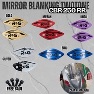 MIRROR BLANKING TWOTONE CBR 250 RR MOTORCYCLE VARIATIONS | CBR 250 RR MIRROR BLANKING TWOTONE COMPLE