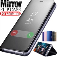 Latest.. Samsung A01 A01 A01 CORE A11 A21S A31 A51 A71 A81 Flip Cover Clear View Case Mirror Standing A