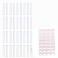 20 Ml Empty Toothpaste Paint Tubes 36Pcs Empty Aluminum Paint Tubes Blank Aluminum Tube for Oil Pain
