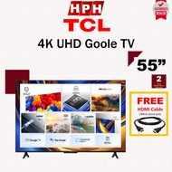 [FREE GIFT] TCL GOOGLE ANDROID TV | 4K UHD/FHD/HD  (55 / 43 / 32) 55P655 43S5400A  32S5400AF 电视机 Tel
