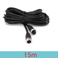 Signal Wire for Truck Camera, Type GX12 - 4Pin, 4 pins, screw jack, Decree Standard 10