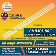 50PUT6103S/98 PHILIPS 50" LED TV BACKLIGHT(LAMPU TV) PHILIPS 50 INCH LED TV 50PUT6103S