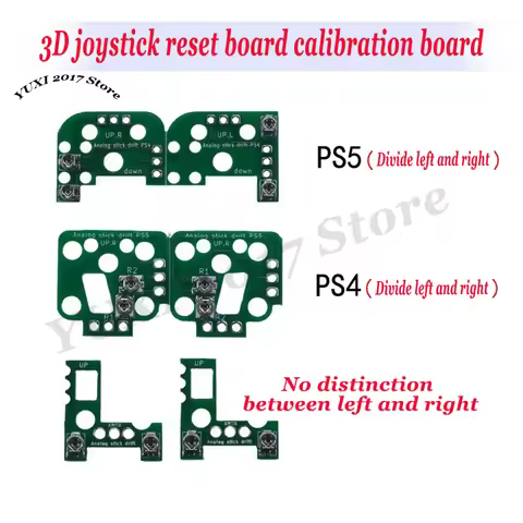 1 Pair Of 3D Joystick Reset Board Calibration Board Joystick Drift Repair Module Suitable For PS4/PS