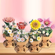 BB8 DIY creative 3D puzzle 3D puzzle assembly flower bouquet motif