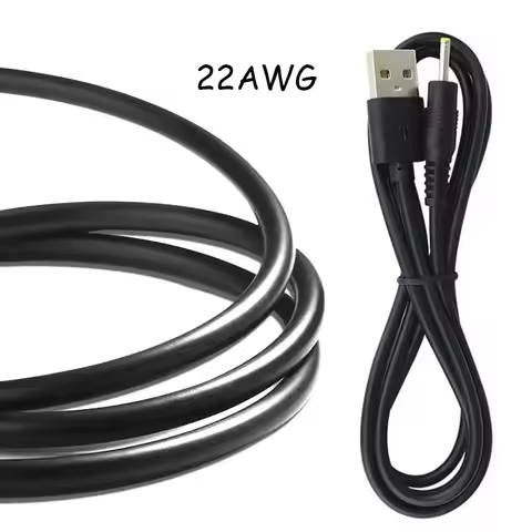 100cm USB Port to DC 2.5*0.7mm 3.5*1.35mm 4.0*1.7mm 5.5*2.1mm 2.5m Plug 5V/12V 2A DC Power Cable for