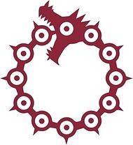 VALKYNEA Iron-On Patch DTF Inspired by Anime Fan Art / 7 Seven Deadly Sins Logo/DTF PATCH (Red)