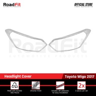Roadfit Toyota Wigo 2017 Chrome Headlight Cover2PCS WGO-1701
