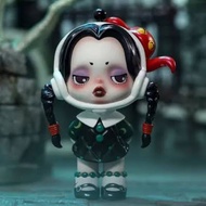 SKULLPANDA The Addams Family - Quiet Wednesday original pop mart