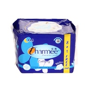 Charmee Cottony For Heavy Flow or Night Use w/ wings 8's + 1 pad - SANITARY NAPKIN