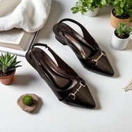 SACHI Women's Elegant Mules Heels Sandals, Latest Model, 3 cm High