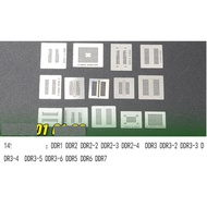 COMBO 14 VGA RAM FOOT NETS DDR2 DDR2-3 DDR3 DDR5 DDR6 DDR7