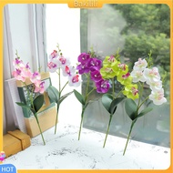 (Bakilili) Artificial Flowers Butterfly Orchid DIY Plant Wall Accessories Home Decoration