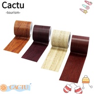 CACTU 5M/Roll Duct Tape, Waterproof Self-adhesive Floor Repair Sticker, High Quality Wood Grain Realistic Skirting Line Home Decoration
