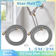150/ 200cm Flexible Bidet Faucet Shower Hose Stainless Steel Hose Flexible Jet Bidet Hose