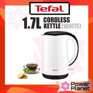 TEFAL 1.7L Cordless Kettle SAFE'TEA KO2601 Double layer White KO260165