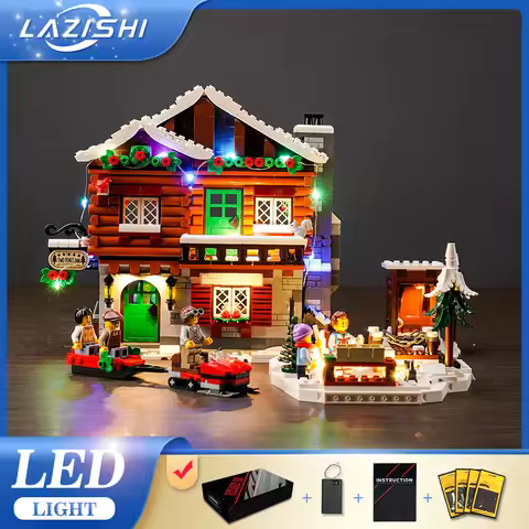 Lazishi LED 10325 set suitable for Alpine Lodge building blocks (only including lighting accessories