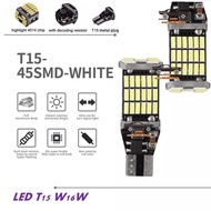 LED T15 W16W Car Reverse Light Bulb Turn Signal Bulb 45SMD 6000K White Color