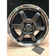 RAYS TE37 FLOW FORM WHEELS SPORT RIM 15x6.5JJ PCD4x100 ET42