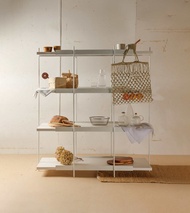 Nordic Wall Hanging Display Shelf Floor Standing Living Room Decor Bookshelf Iron Art Minimalist Sto