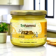 Sohamna Organics A2 Gir Cow Ghee | Pure Hand Churned Ghee 300ml | 100 % Authentic & Pure Ghee
