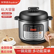 HY&amp; Royalstar Electric Pressure Cooker Rice Cooker Rice Cooker Household Soup Porridge Pot Double Liner60-100A112(LB) N9